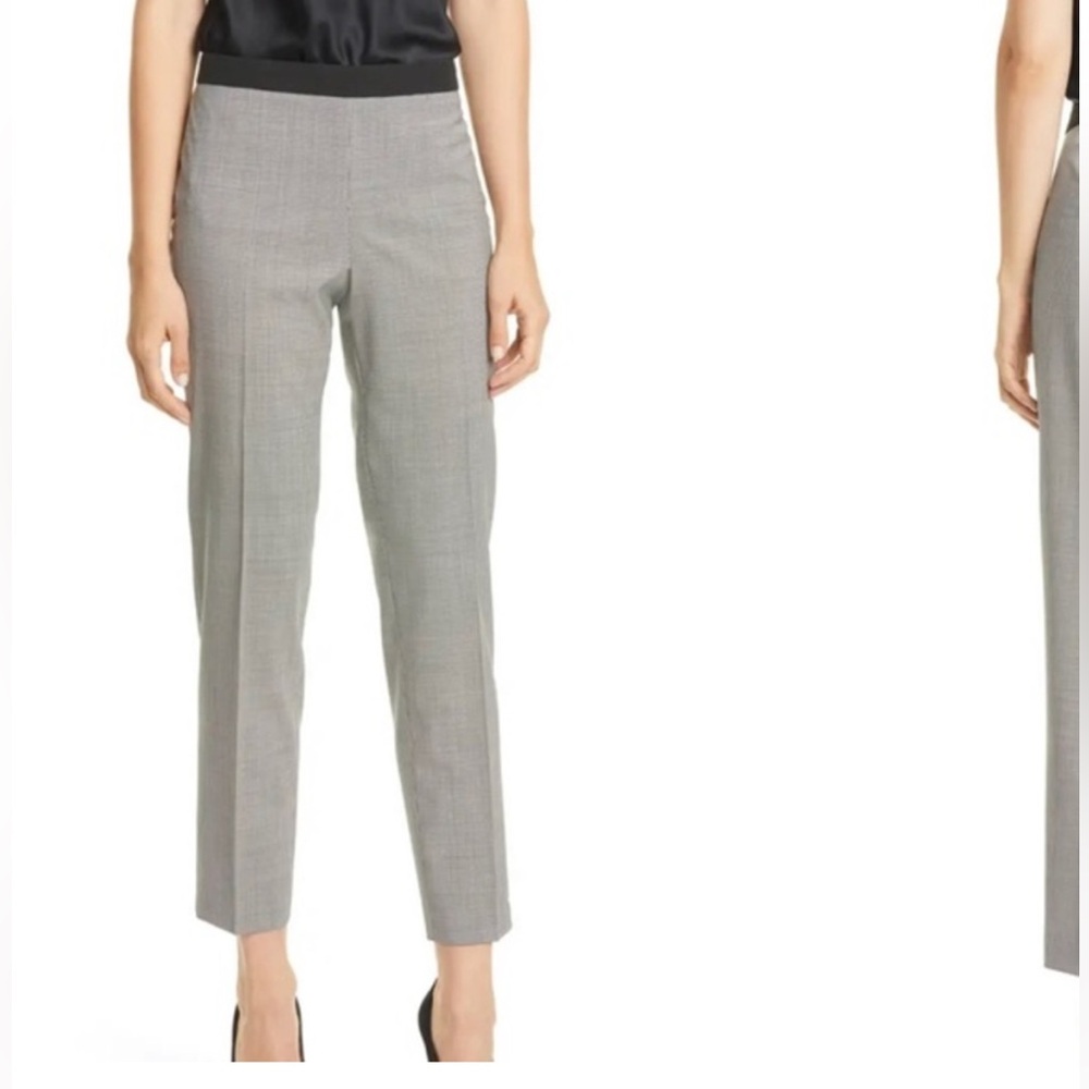 BOSS Tiluna Side Zip Houndstooth Pants Trousers